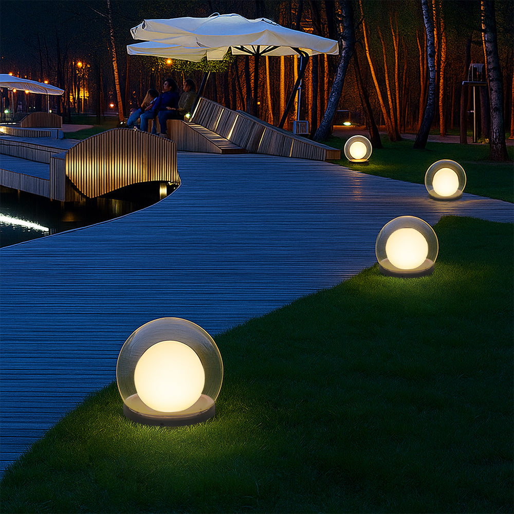 Lampe lunaire à pilier solaire