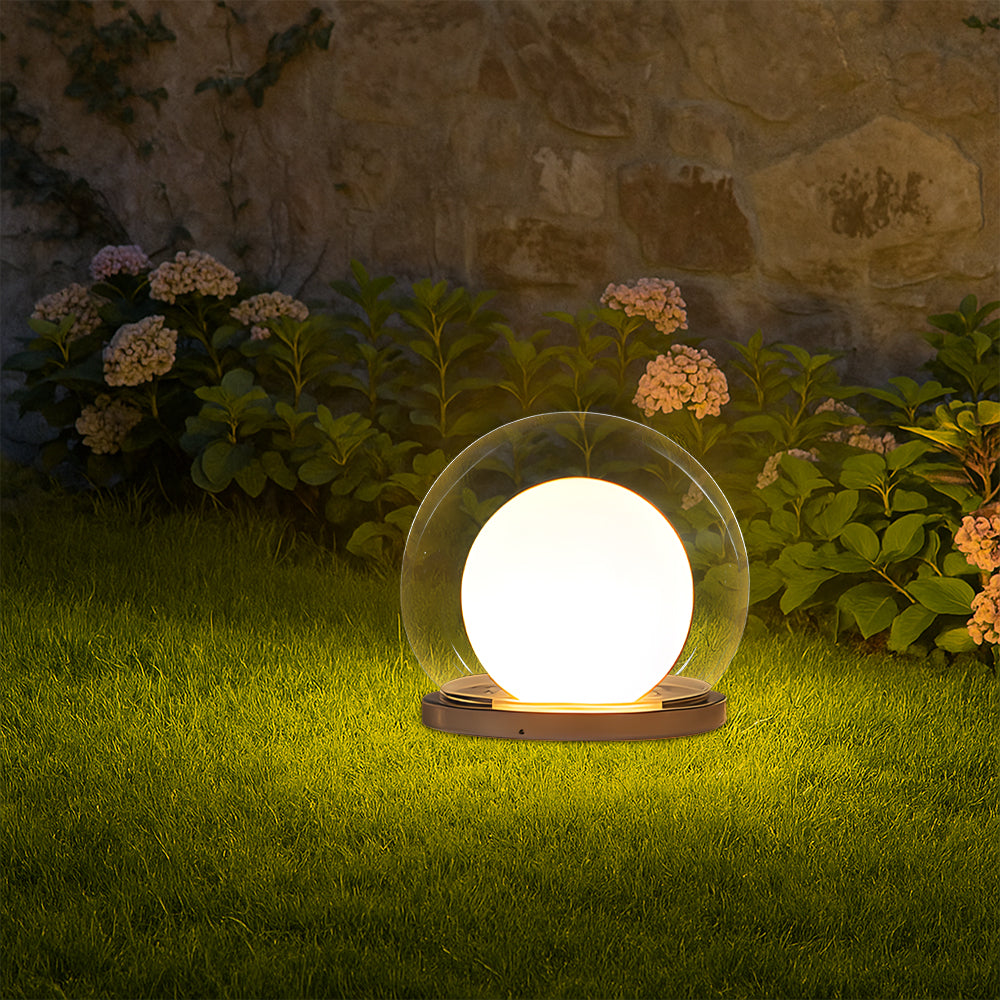 Lampe lunaire à pilier solaire