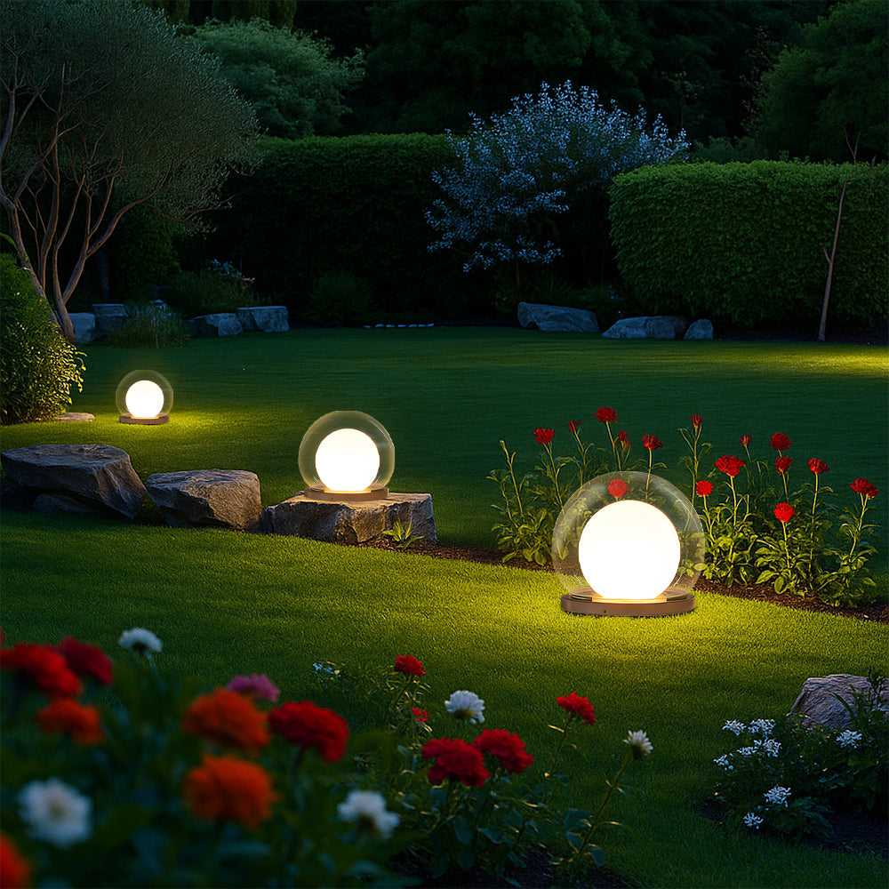 Lampe lunaire à pilier solaire