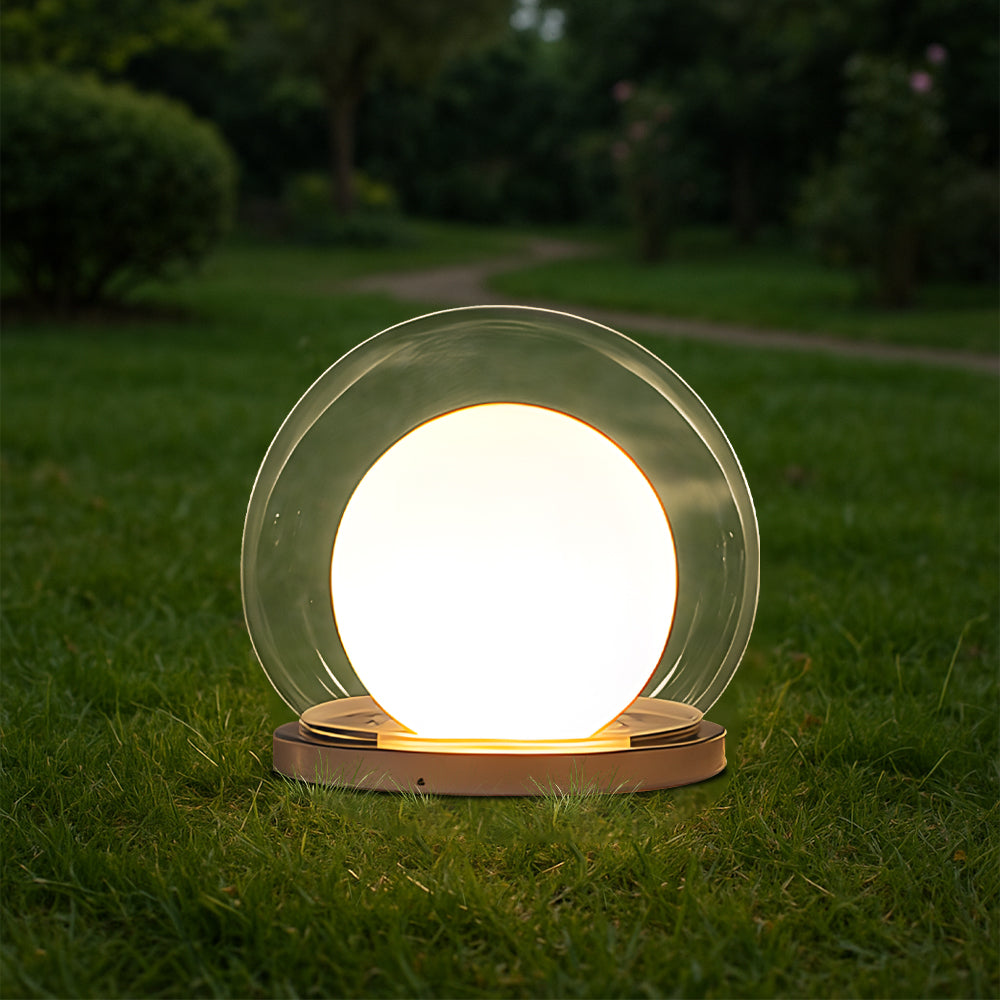 Lampe lunaire à pilier solaire