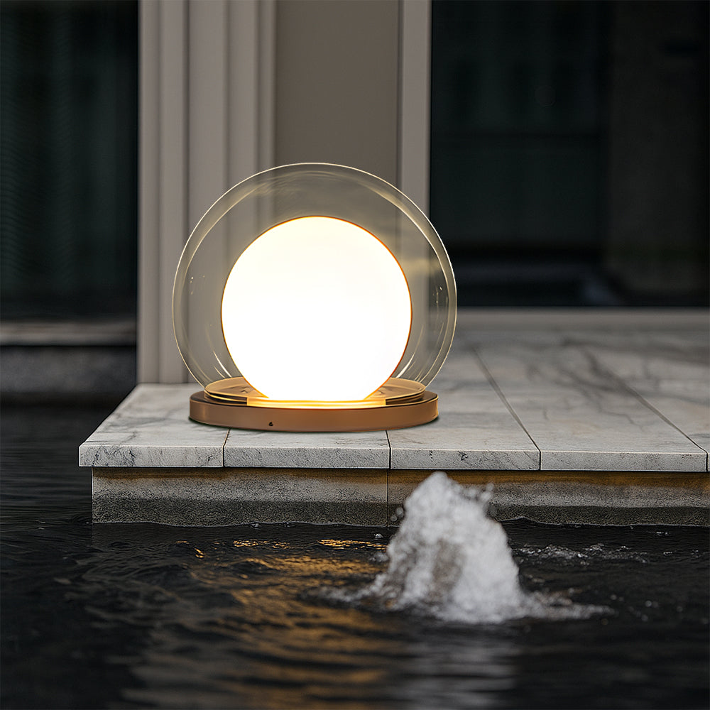 Lampe lunaire à pilier solaire