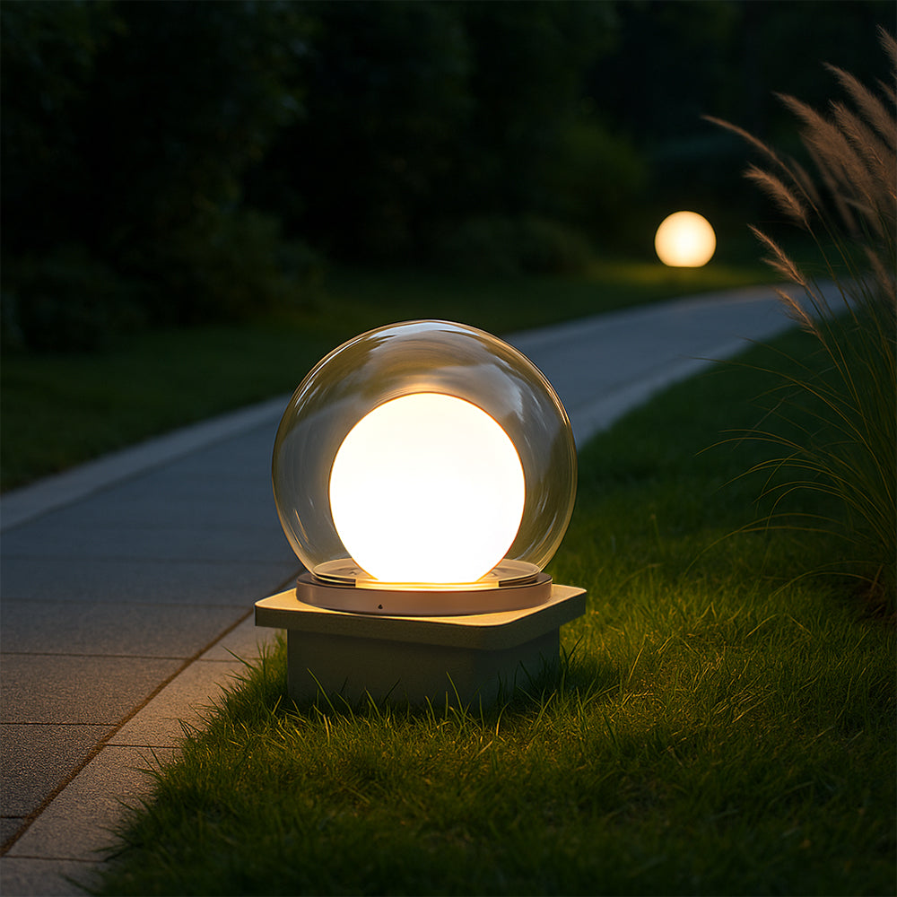 Lampe lunaire à pilier solaire