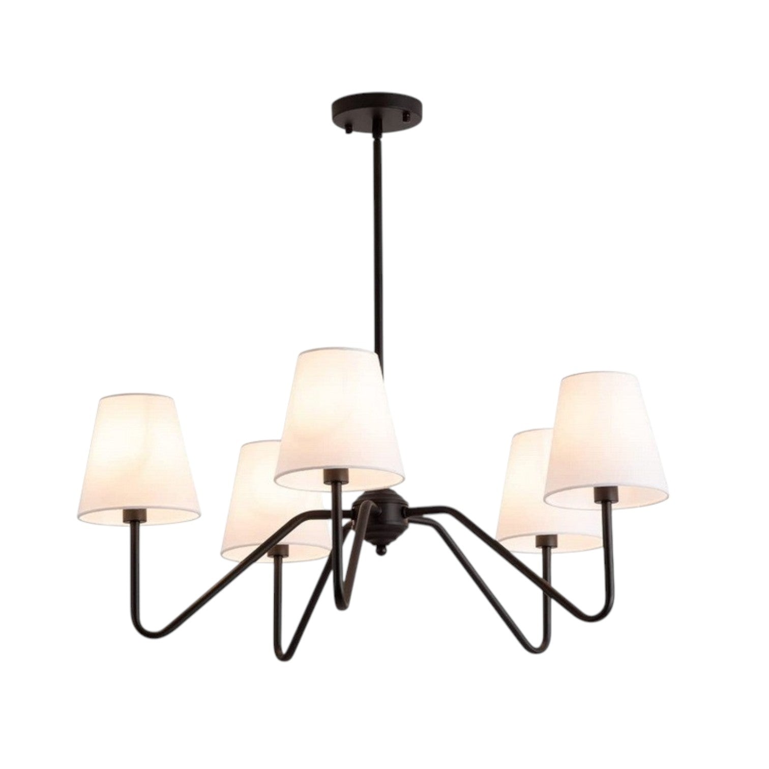 Lustre de chambre en soie