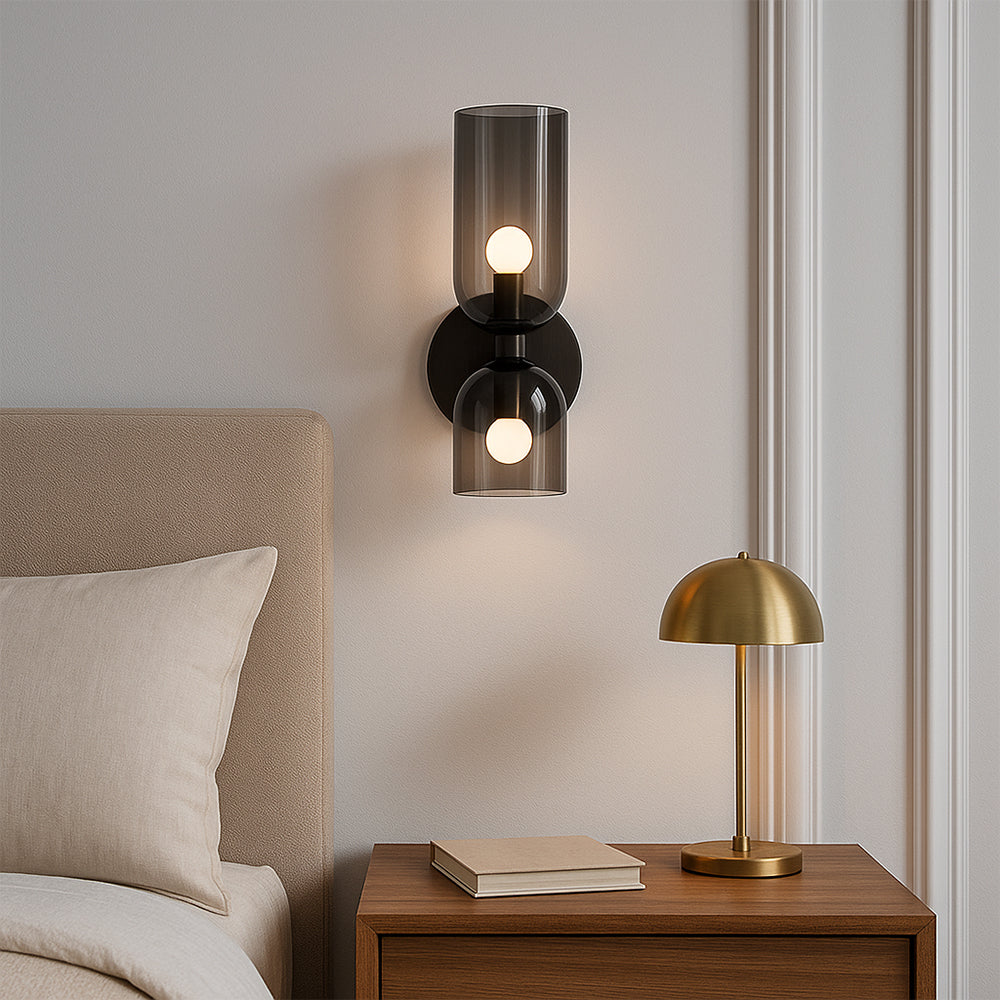 Lampe murale créative en verre