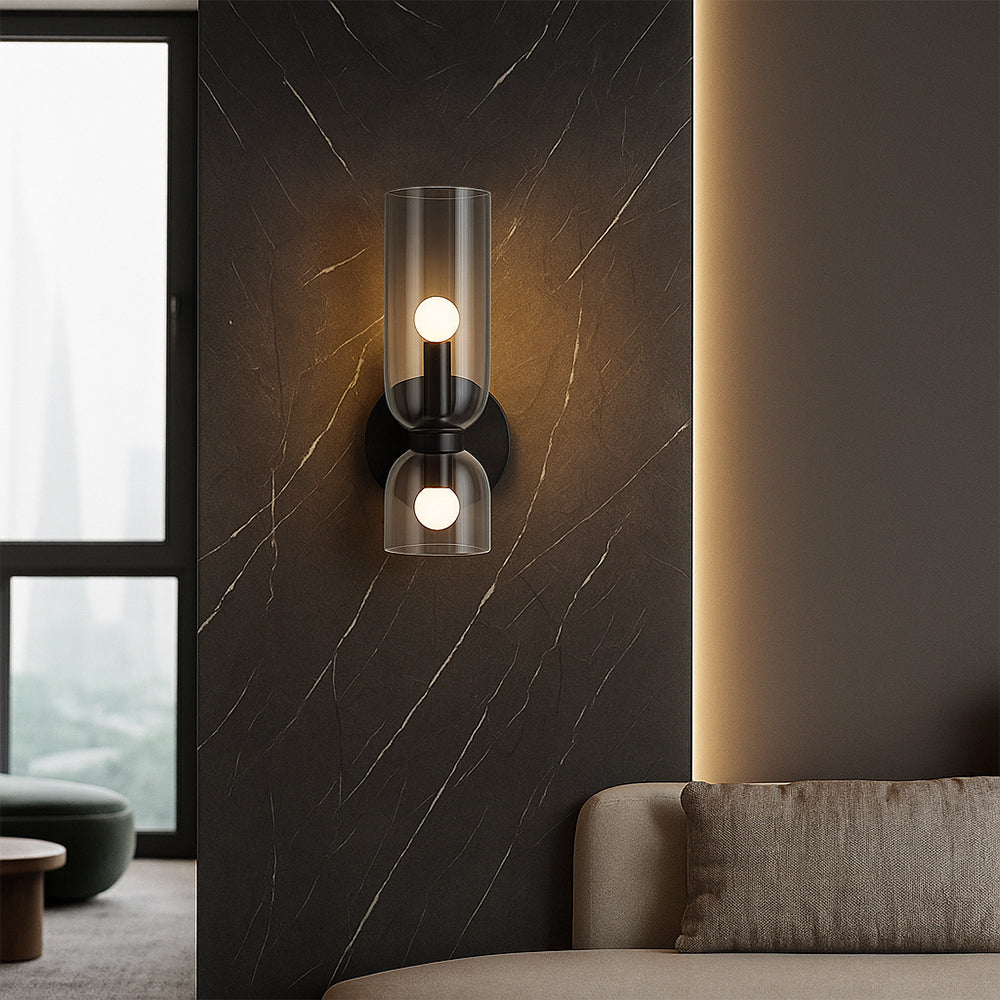 Lampe murale créative en verre