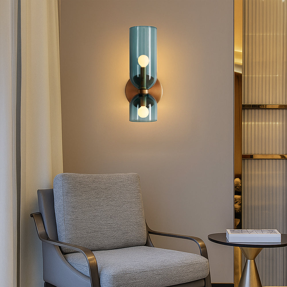 Lampe murale créative en verre
