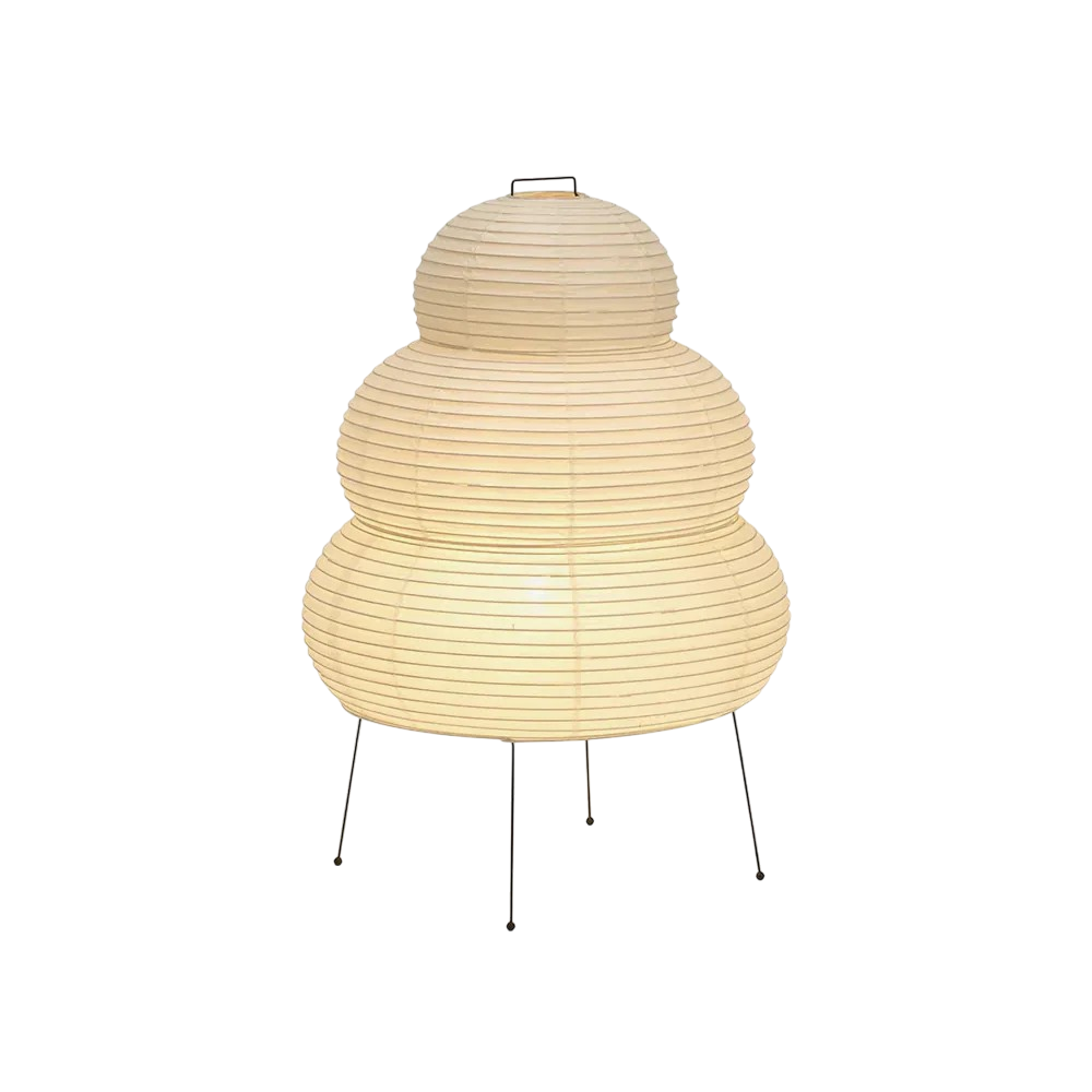 Lampe de table en papier de riz