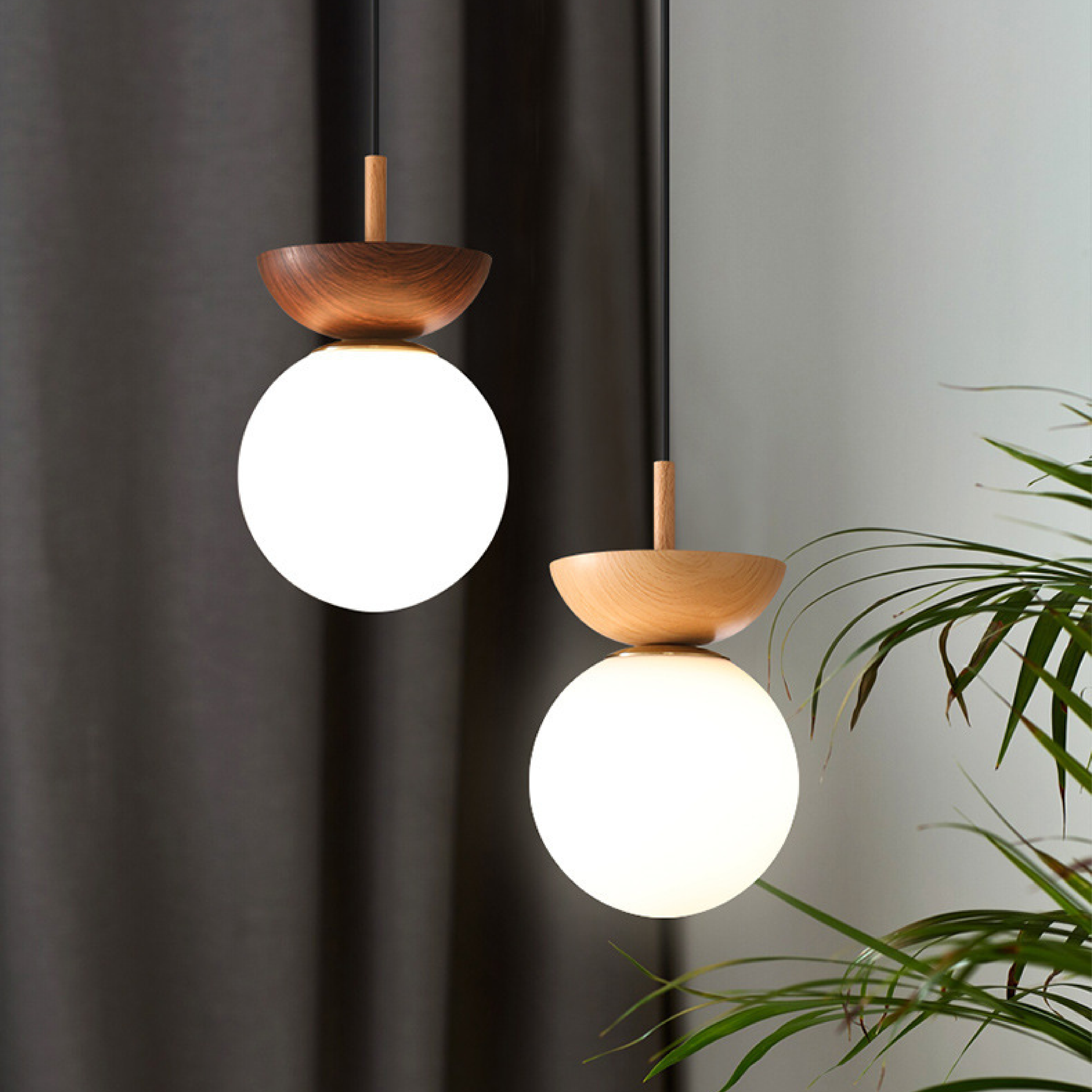 Lampe pendante nordique japonaise