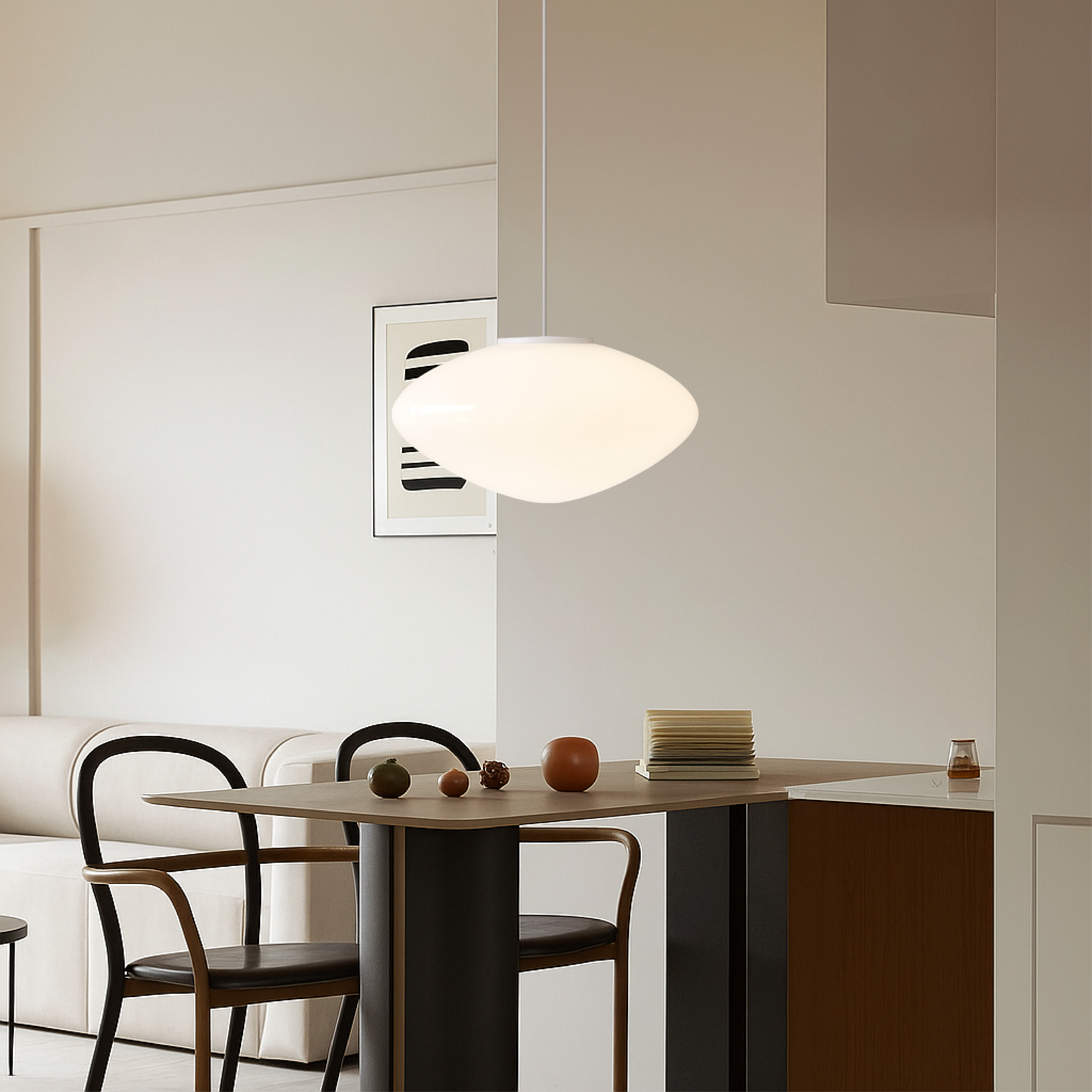 Lampe suspendue danoise de Kala