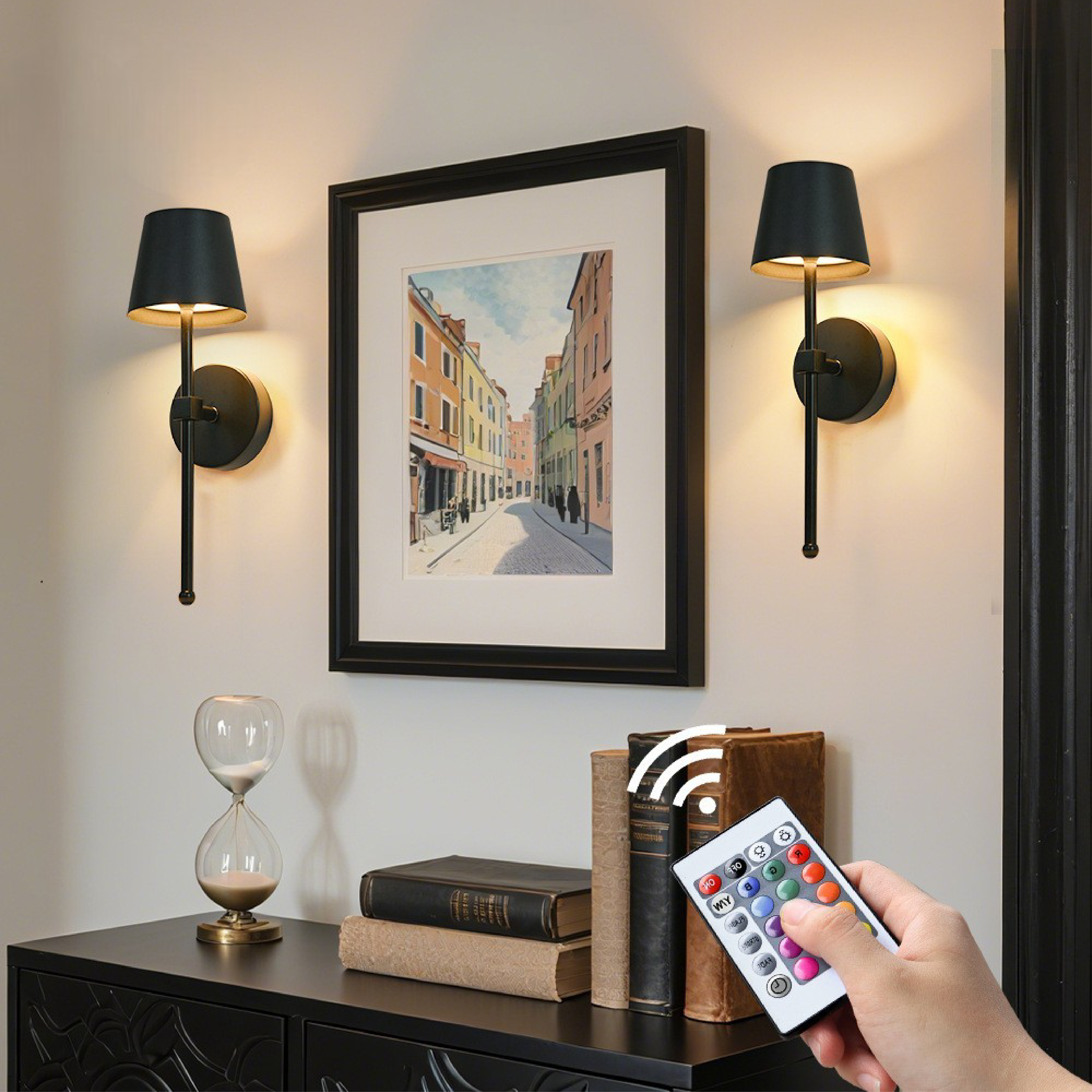 Applique murale sans fil rechargeable