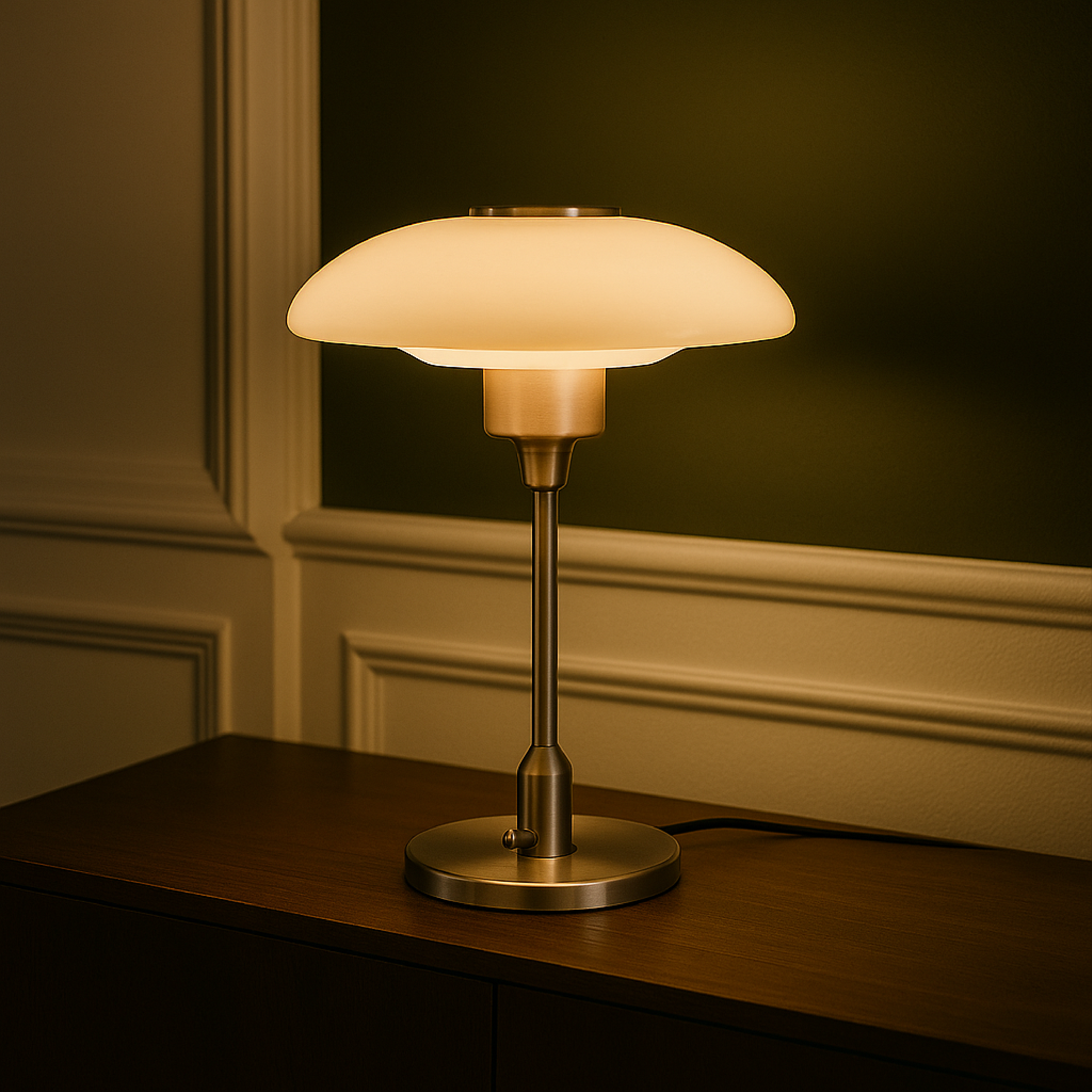 Lampe de table de designer suédois