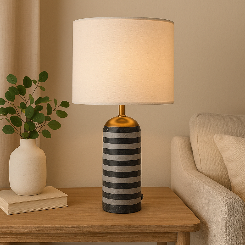 Lampe à poser en marbre Rexo