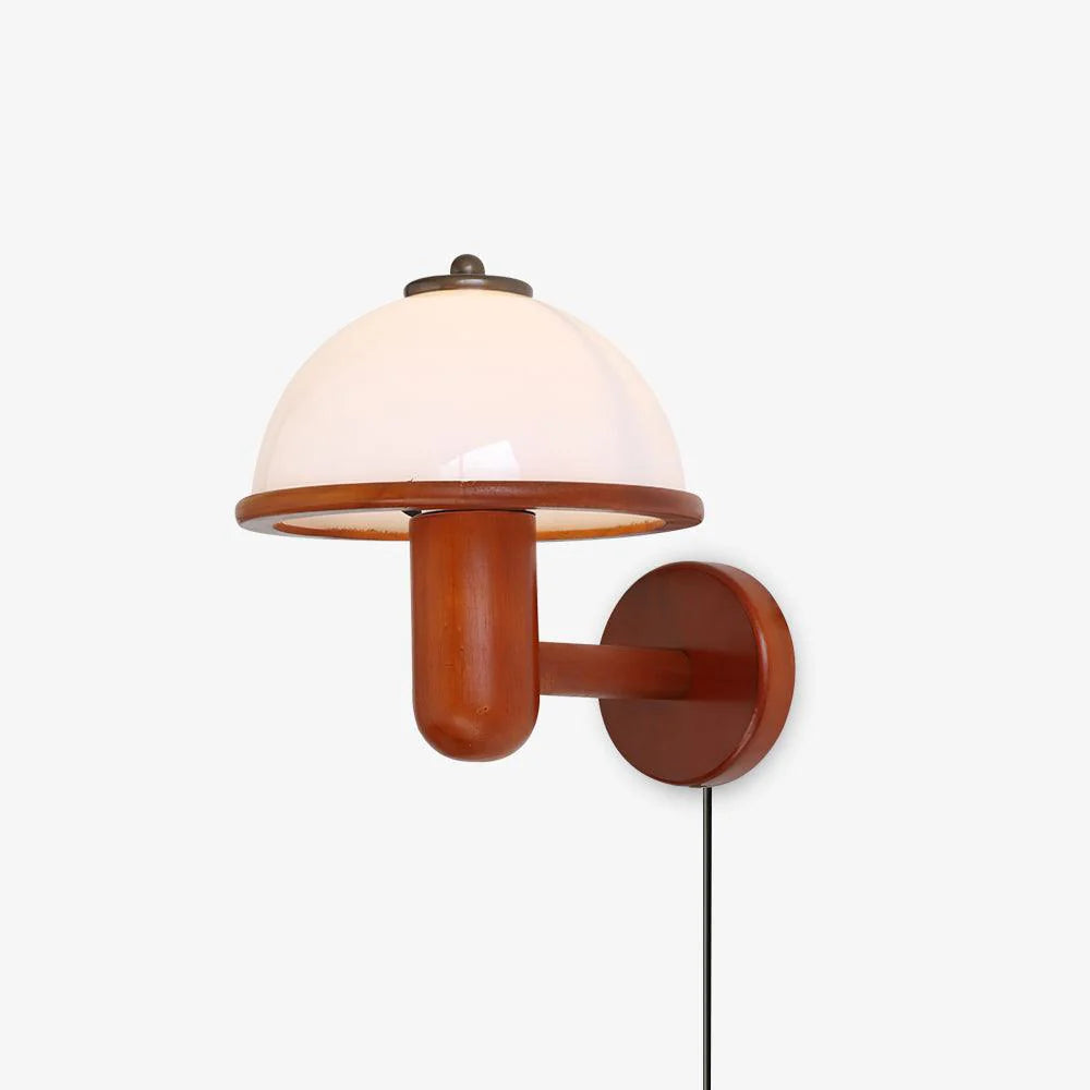 Lampe murale en forme de champignon