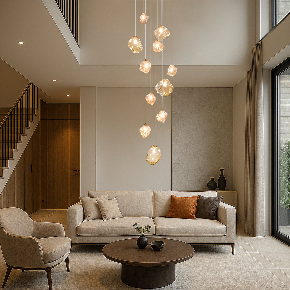 Lustre d'escalier Nordic Villa