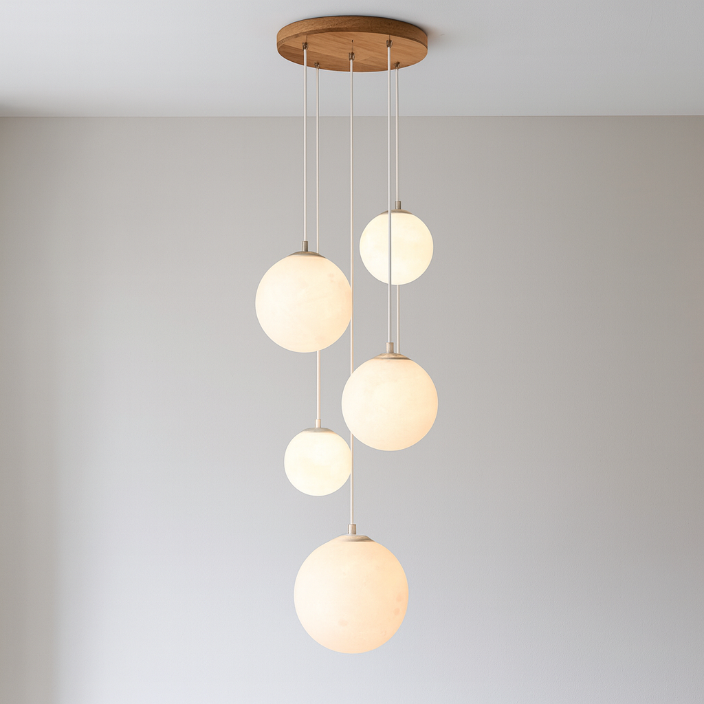 Lustre d'escalier nordique Moonlamp