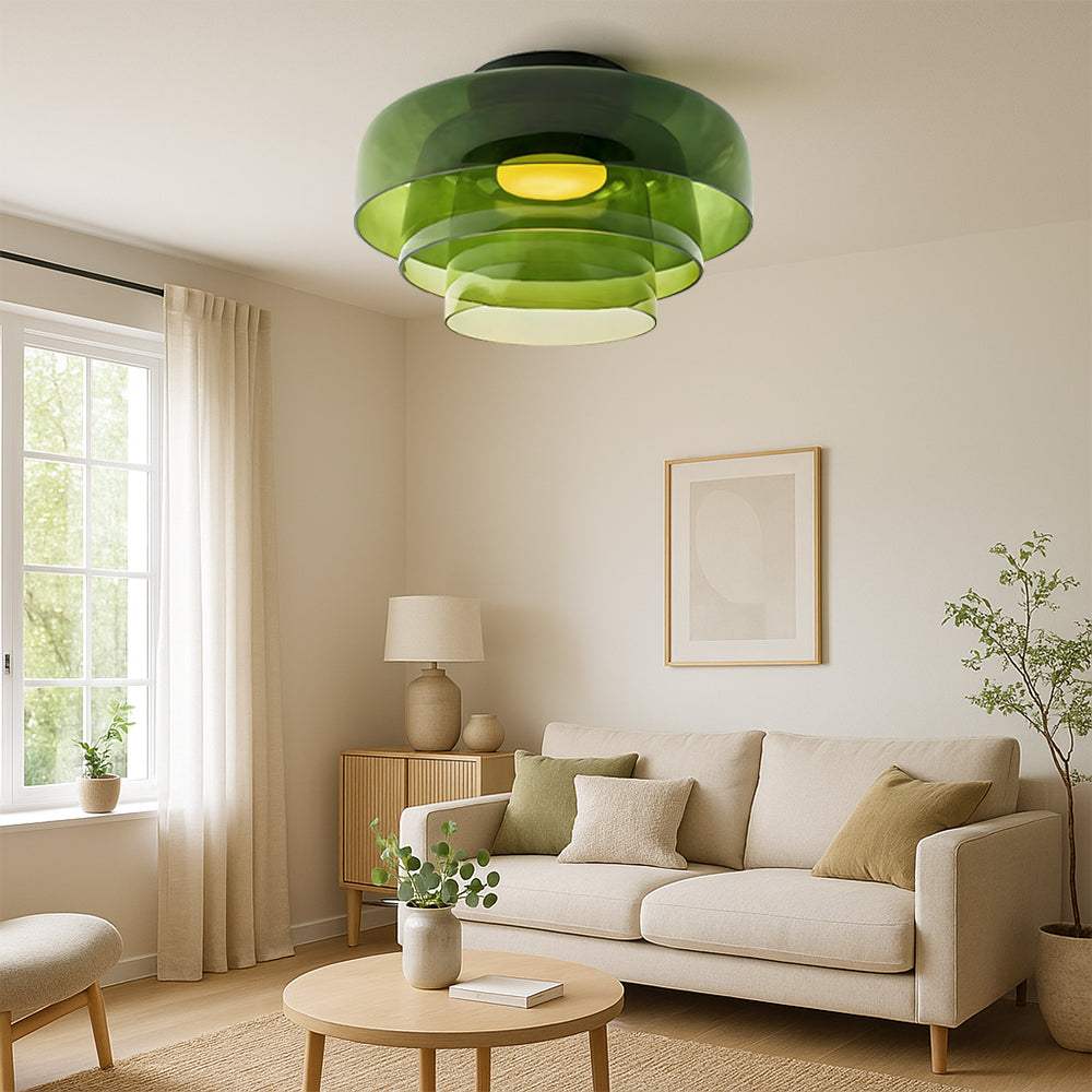 Lampe pendante nordique Bauhaus en verre