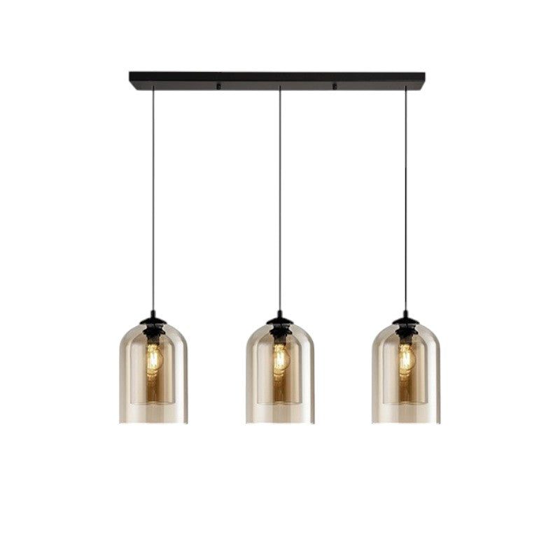 Lampe pendante en verre de Jani