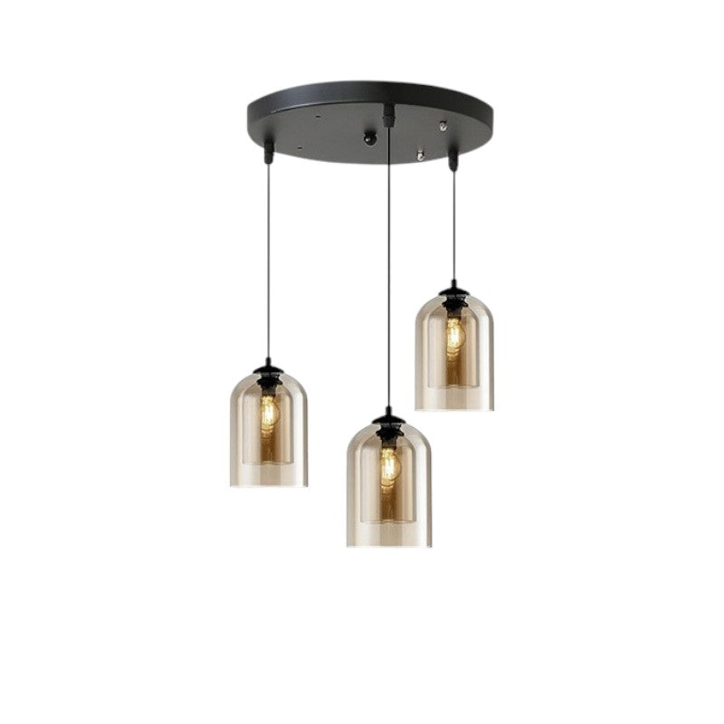 Lampe pendante en verre de Jani
