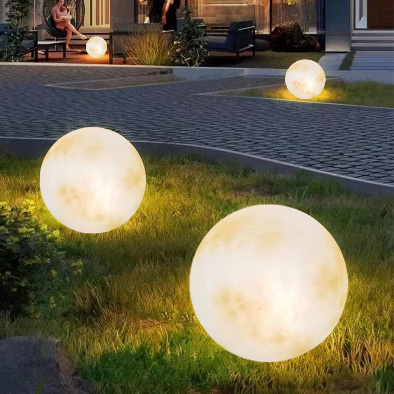 Lampe de lune à énergie solaire pour le jardin
