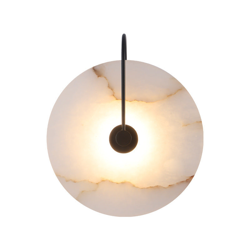 Lampe murale LED en marbre Alab