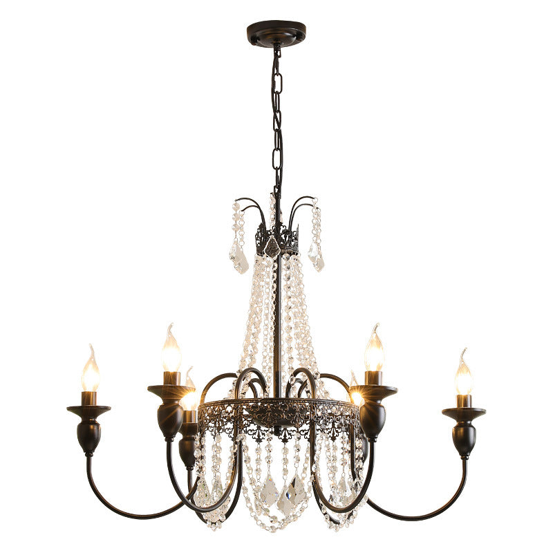 Lustre de chambre en cristal