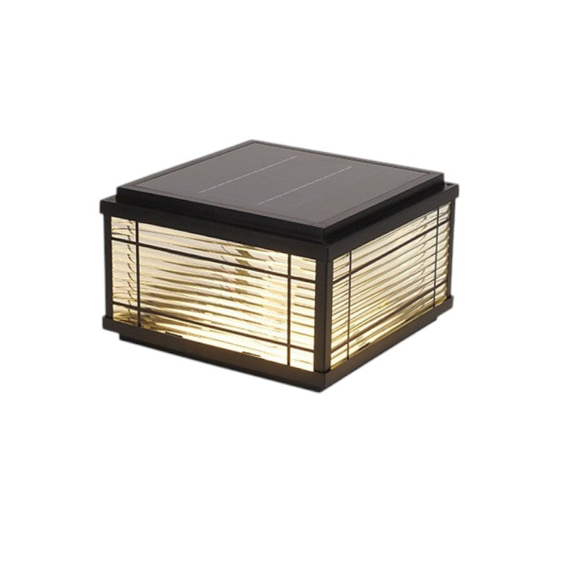 Lampe solaire pour poteau d'extérieur