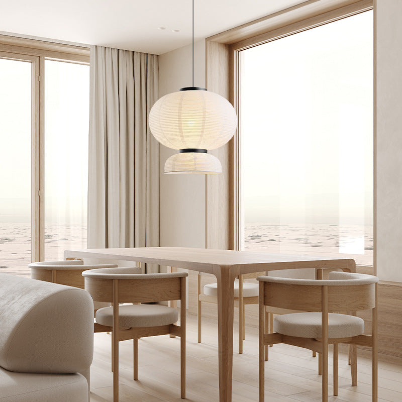 Lampe suspendue japonaise Wabi Sabi