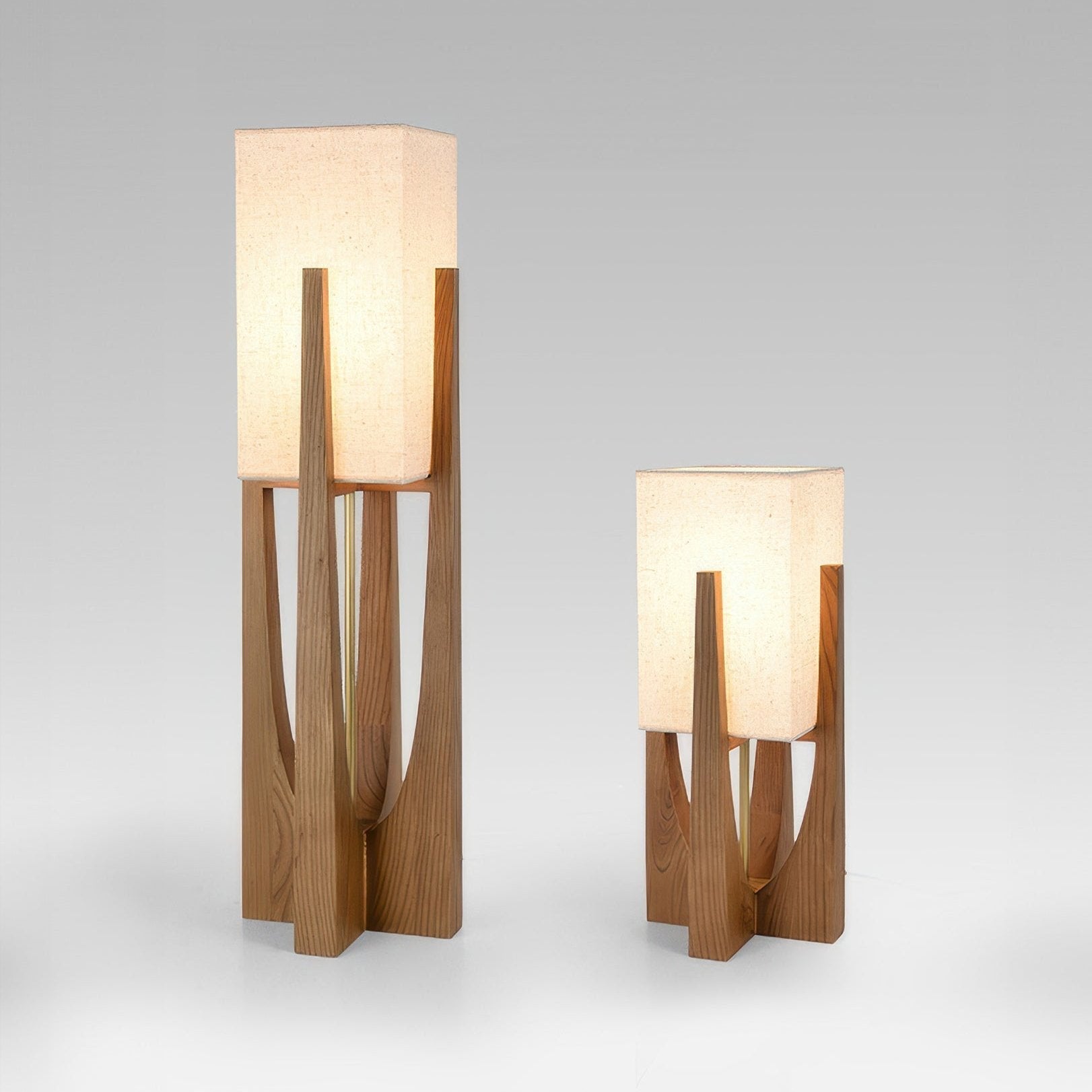 Lampadaire Wabi Sabi de style japonais