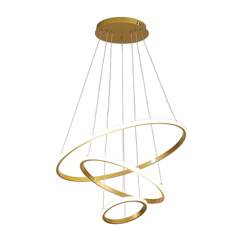 Lustre moderne à 3 couches