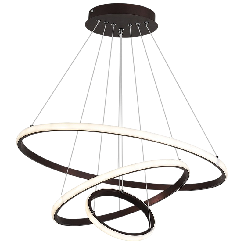 Lustre moderne à 3 couches