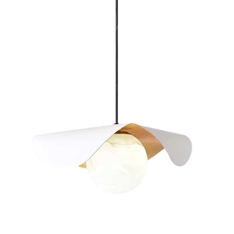 Pendentif boule en marbre espagnol