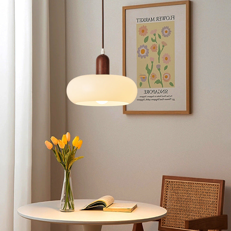Lampe pendante crème nordique