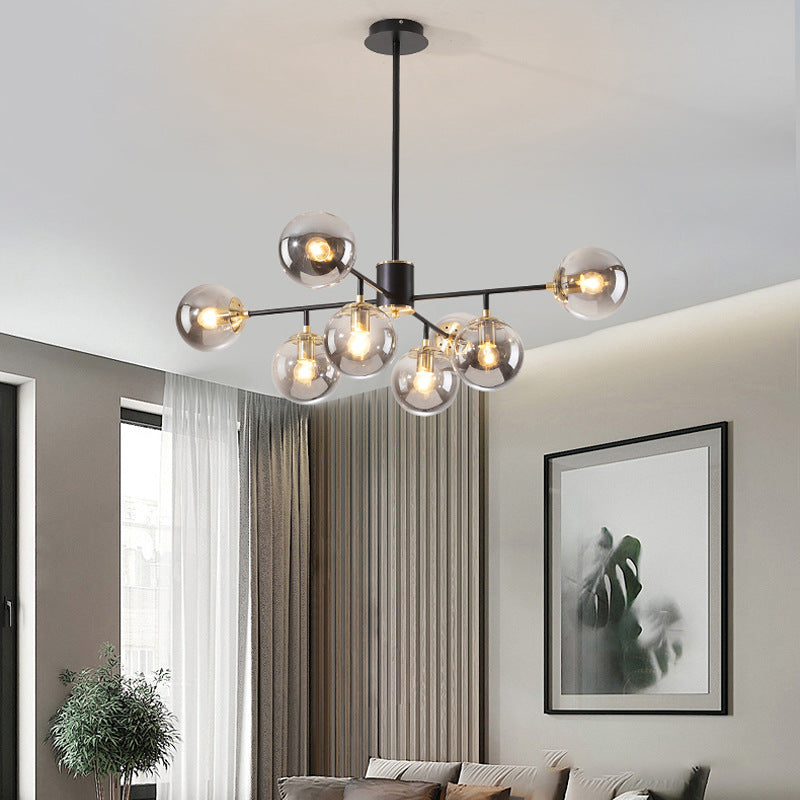 Lustre en verre nordique