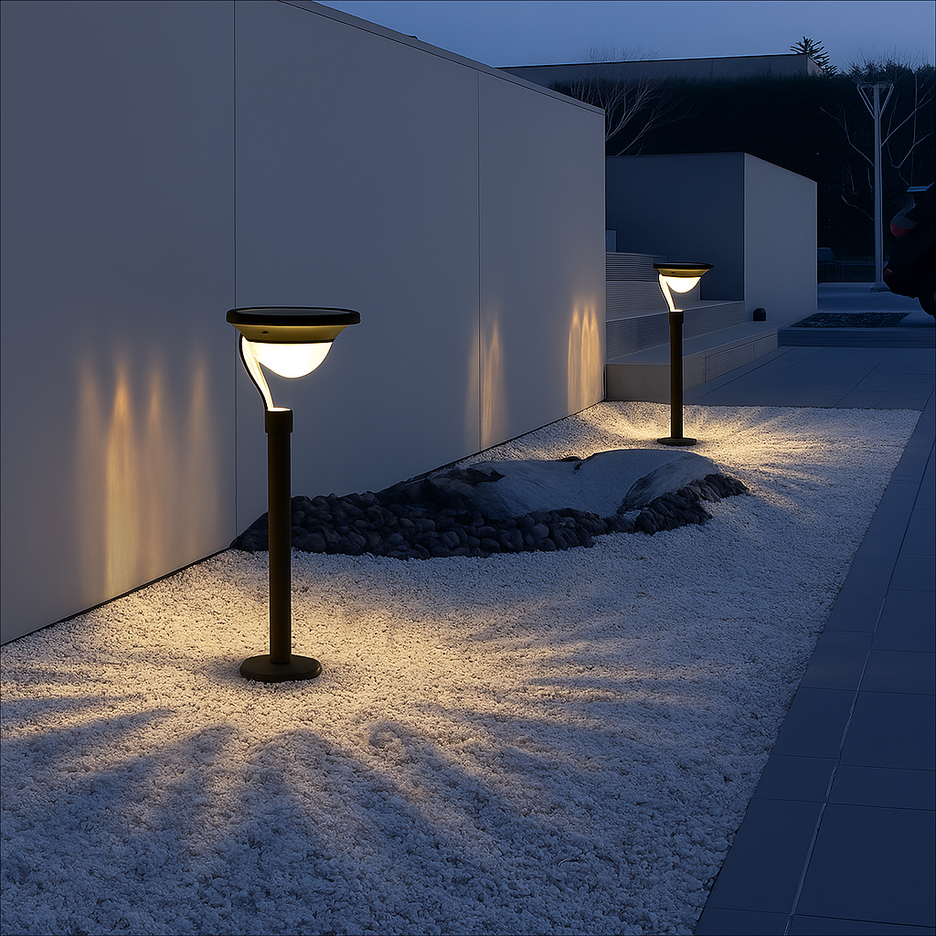 Lampe solaire d'allée