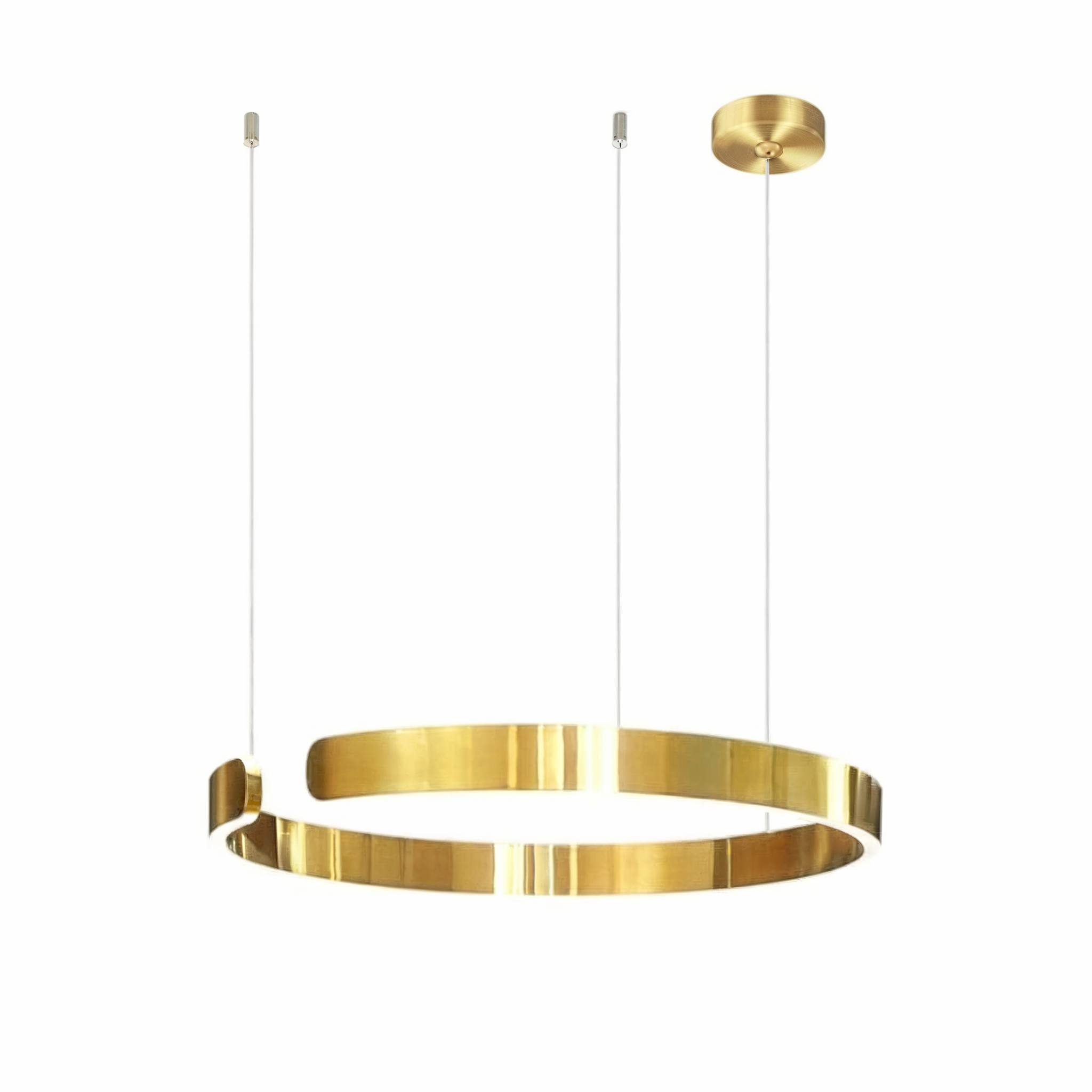 Lampe pendante moderne en forme de cercle