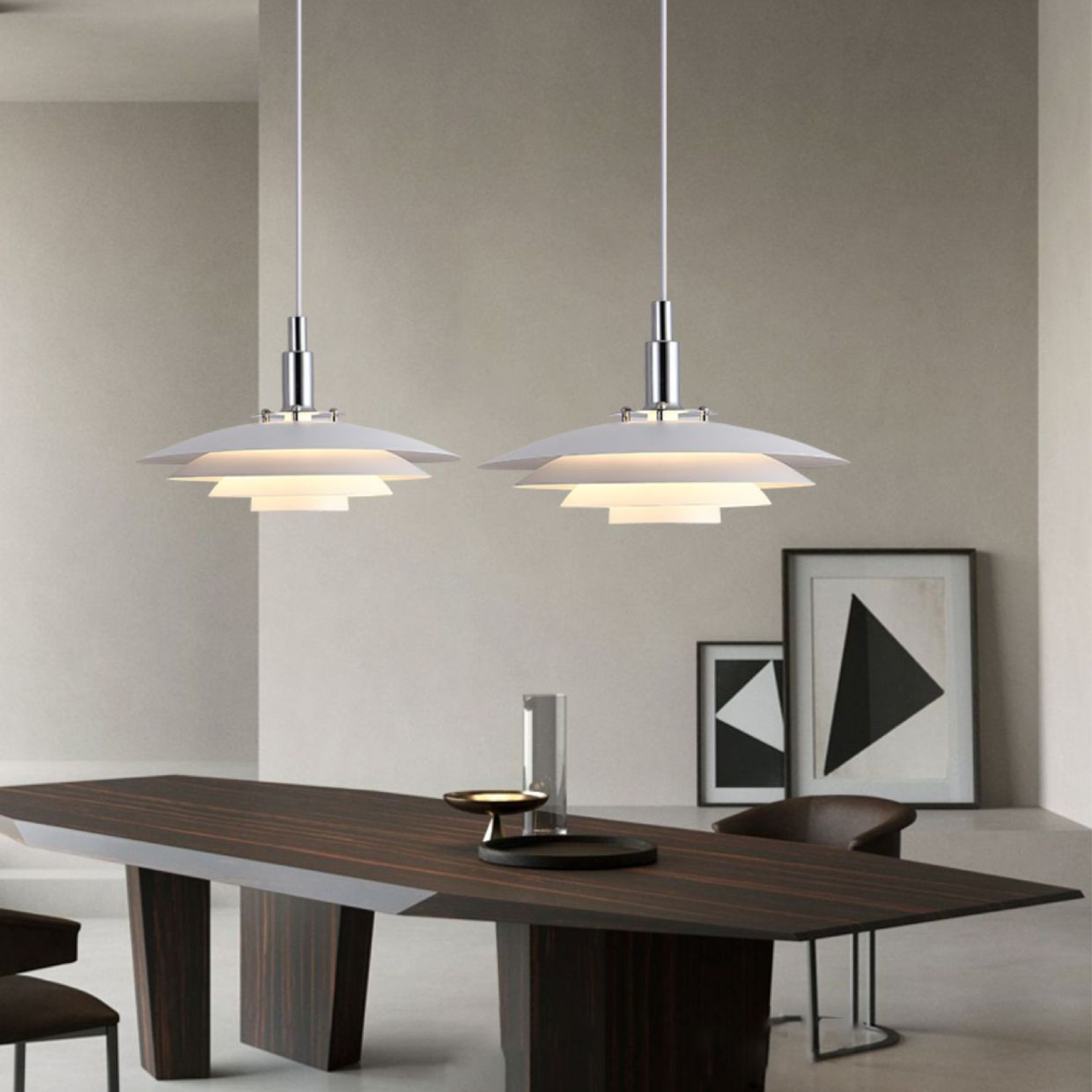 Lampe pendante en métal