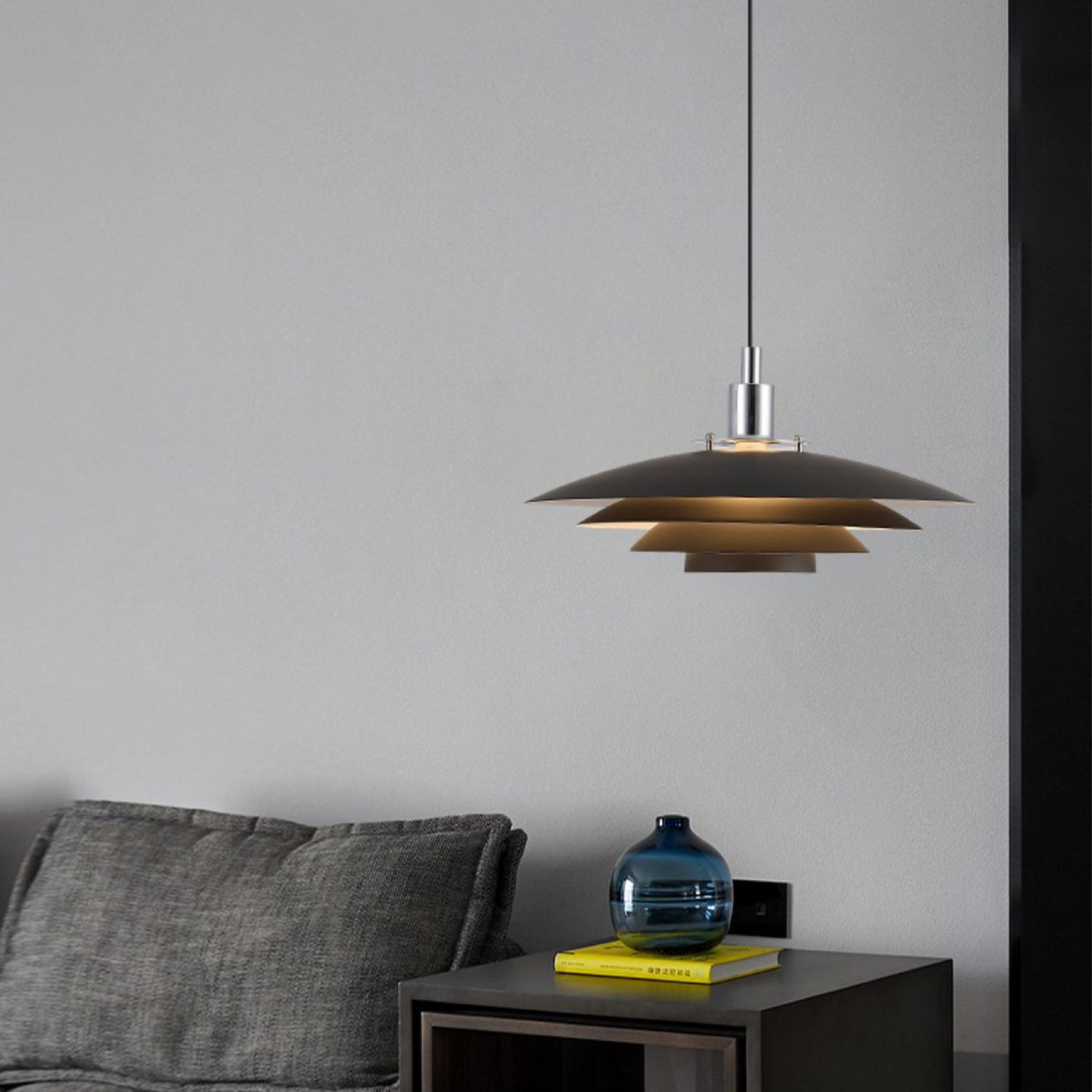 Lampe pendante en métal