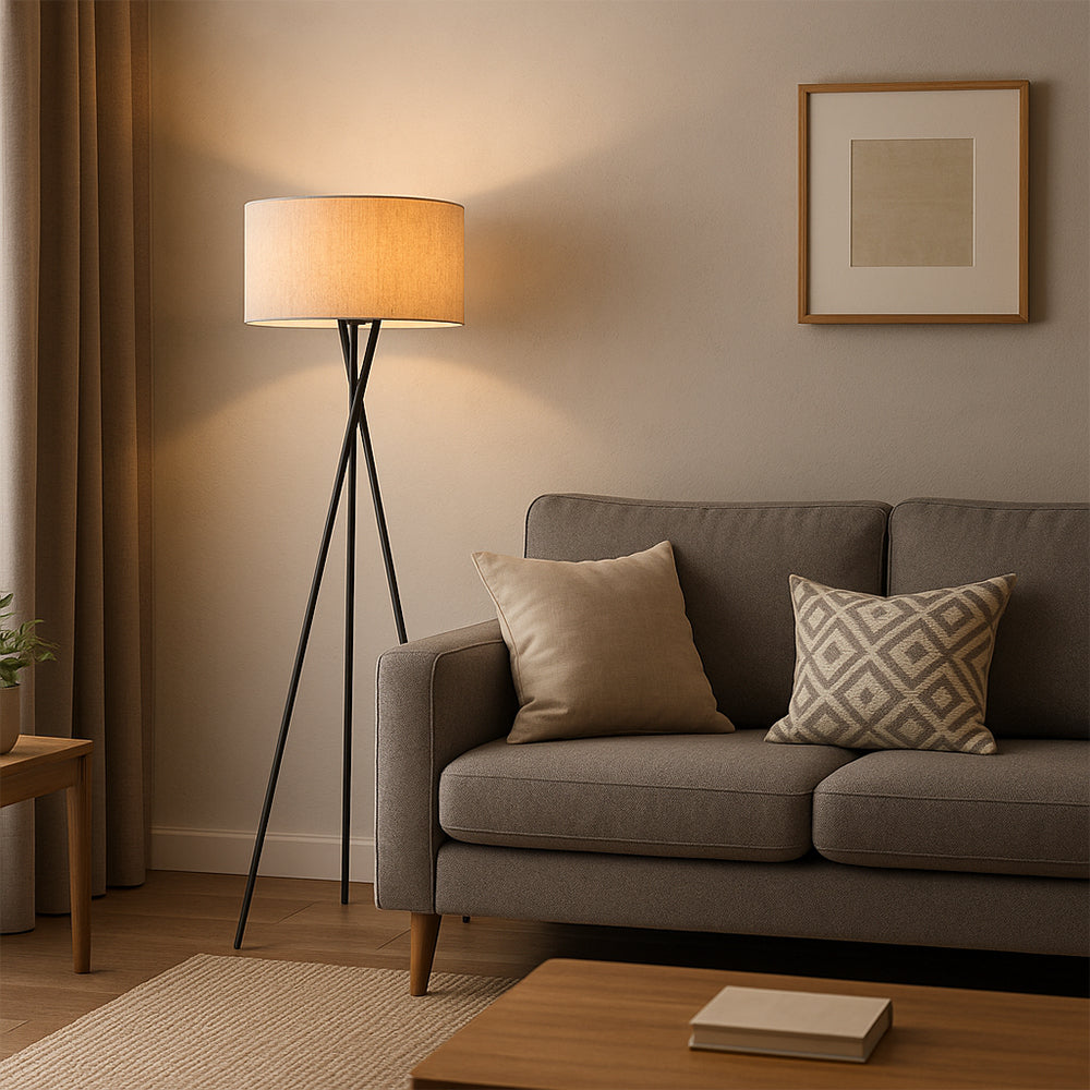 Lampadaire en soie