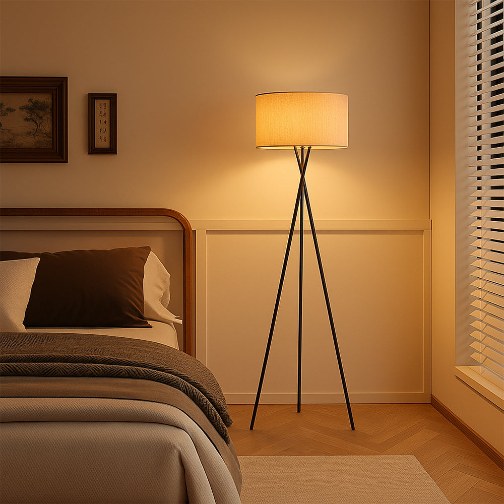 Lampadaire en soie