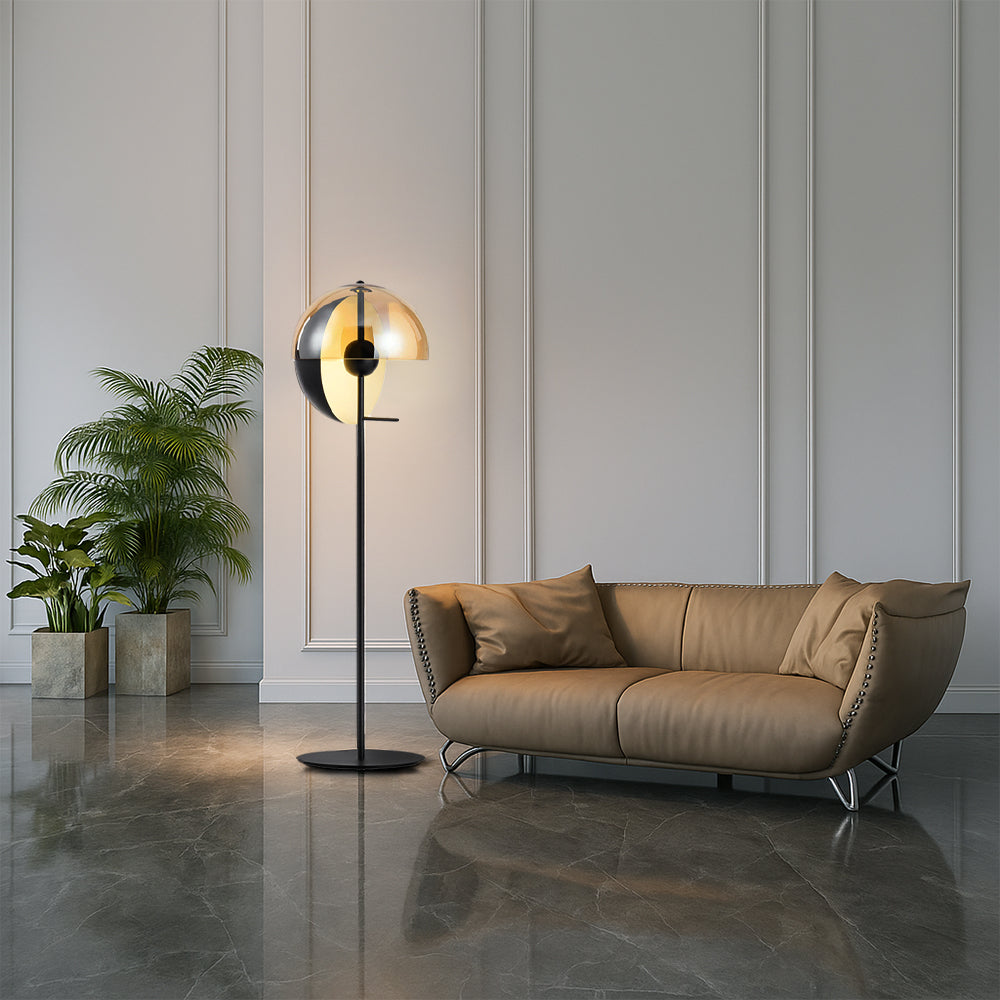 Lampadaire en verre Hau