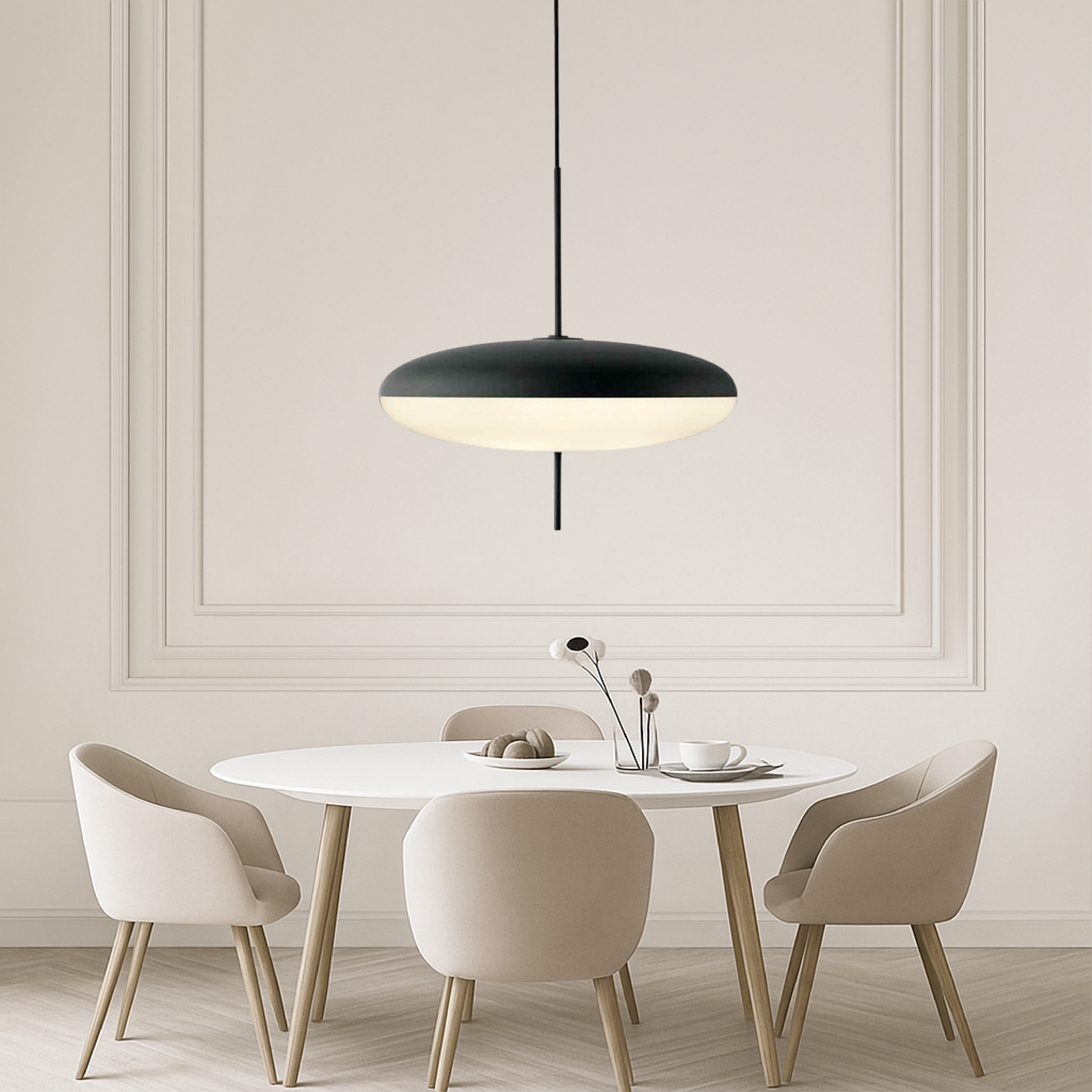Lampe suspendue danoise Bauhaus
