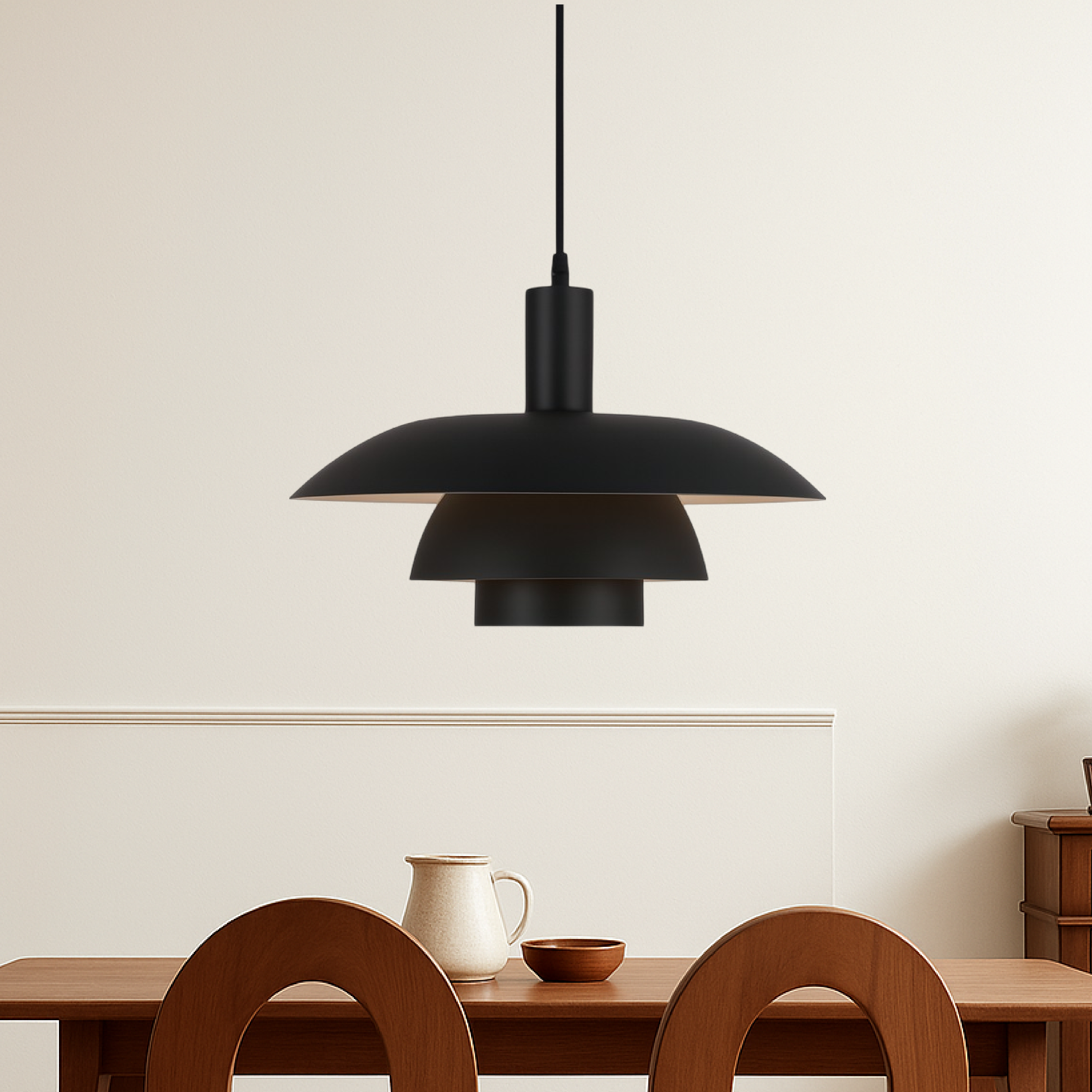 Lampe suspendue de style danois d'Irda
