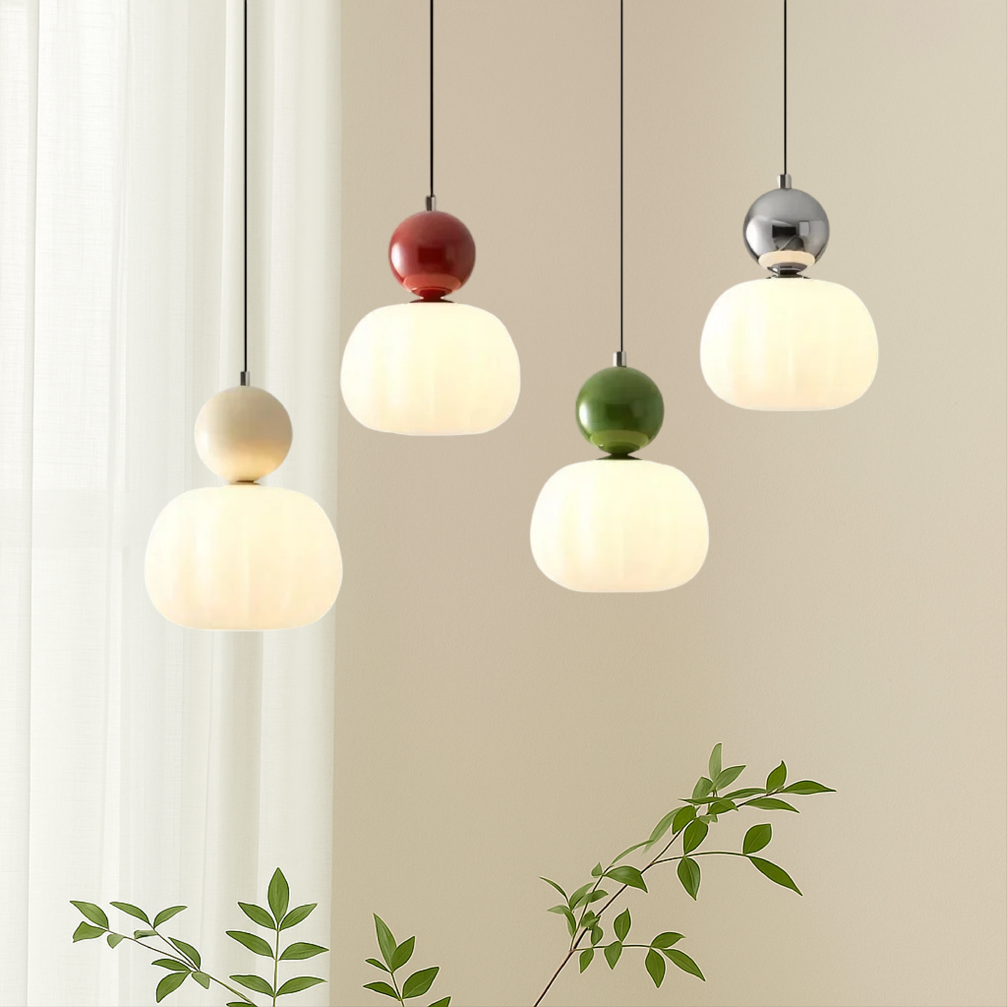 Lampe pendante Art Déco