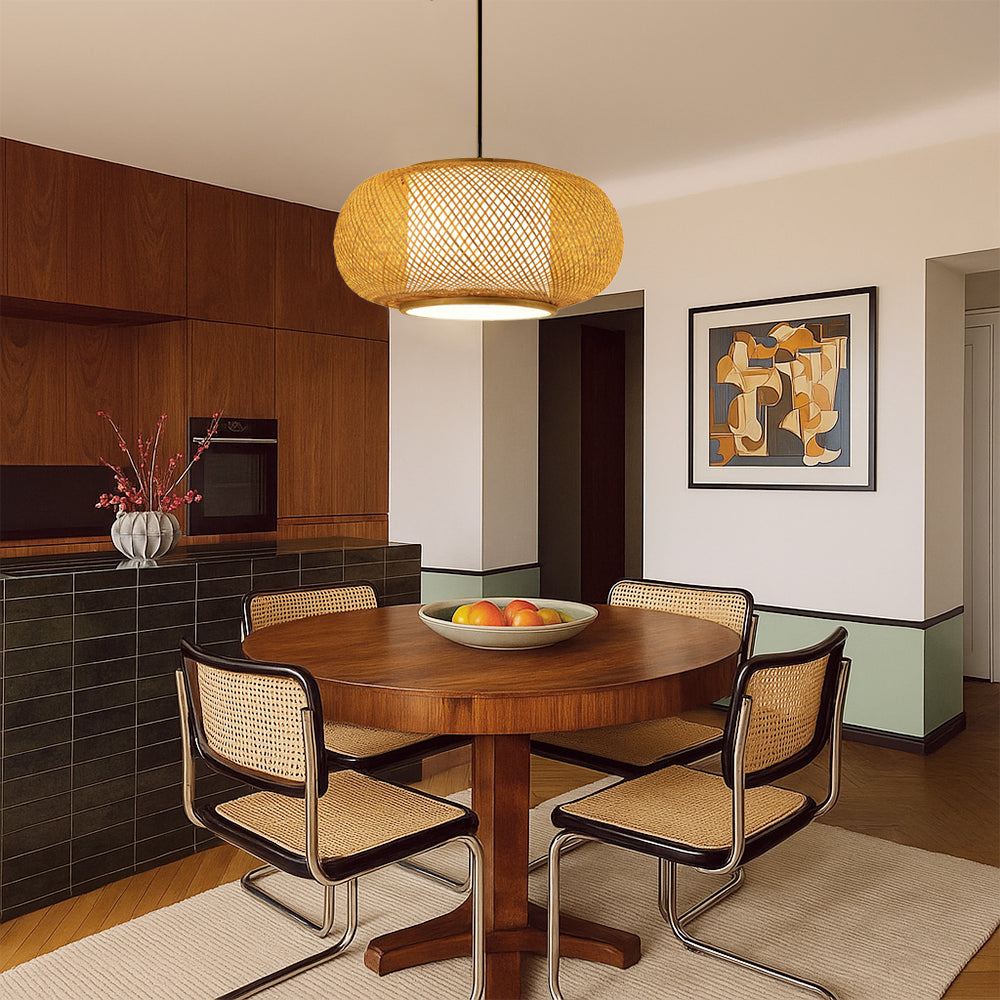 Lampe suspendue en bambou Hansens