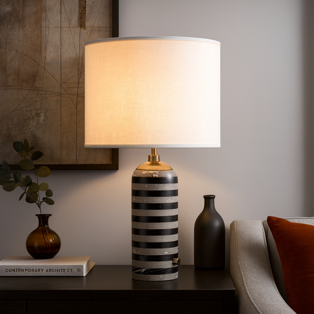 Lampe à poser en marbre Rexo