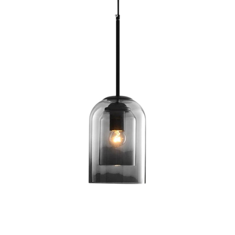 Lampe pendante en verre de Jani