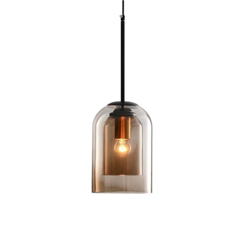 Lampe pendante en verre de Jani