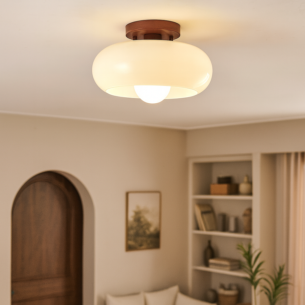 Plafonnier Bauhaus crème